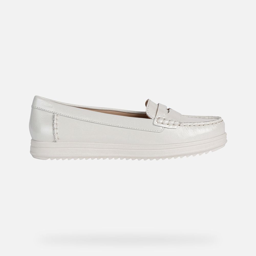 Mocassin Geox Genova - Blanche - Femme 352480-RHG